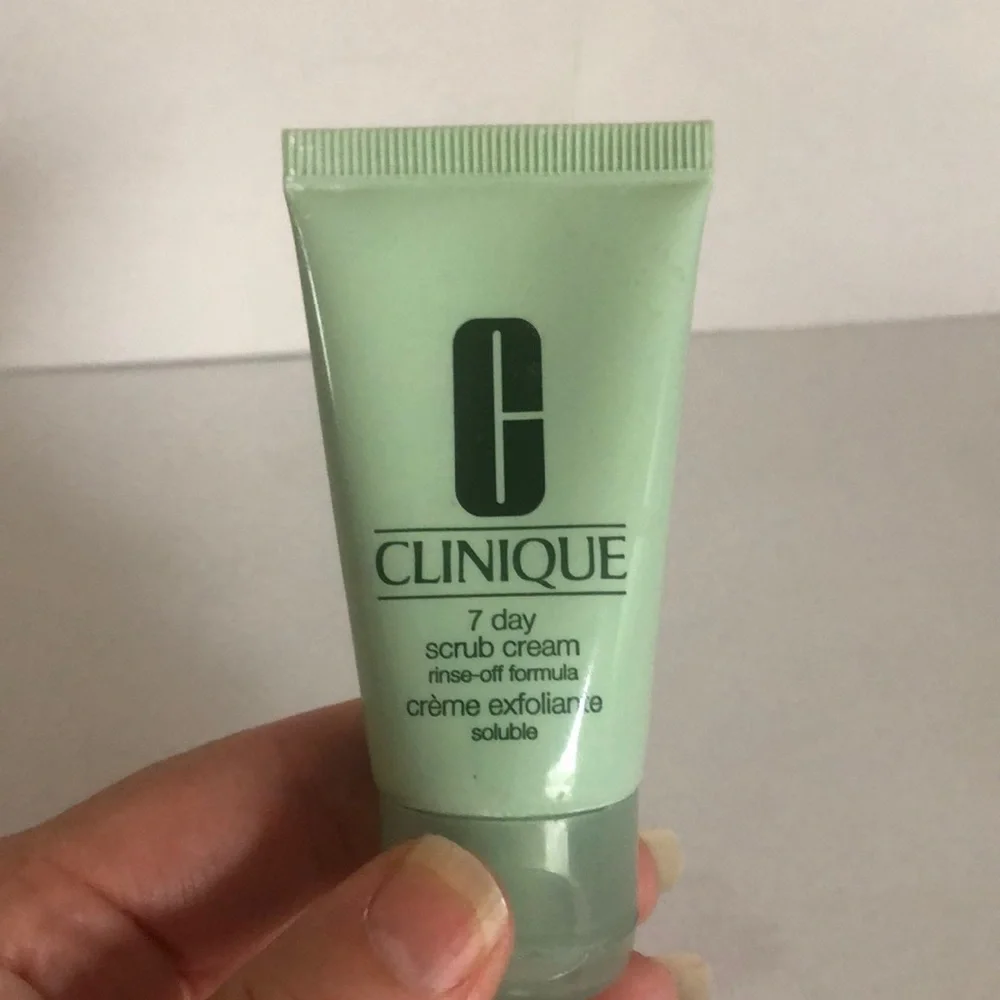 CLINIQUE 7 Day Face Scrub Cream Rinse-Off Formula 1oz NIP
